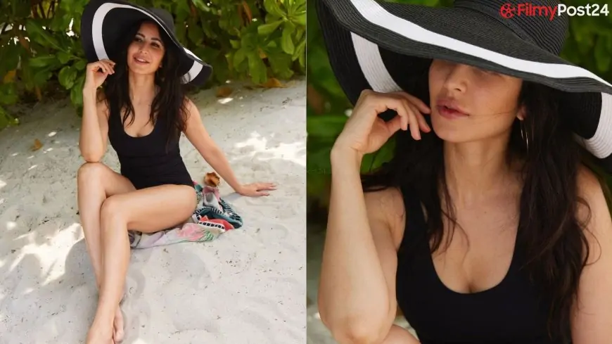 Katrina Kaif In Bathing Suits, Shared Pics In Black Monokini