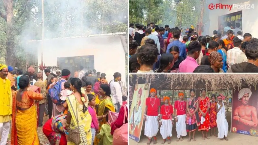 Surjagarh Yatra 2022: Tribal Devotees Take part in Surjagarh March in Gadchiroli To Rejoice Patriotic Fervour and Faith (See Pics)