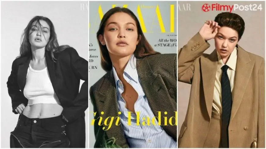Gigi Hadid Is a Boss Woman On a Roll As The Cowl Woman For Harper's Bazaar's New Subject (View Pics)