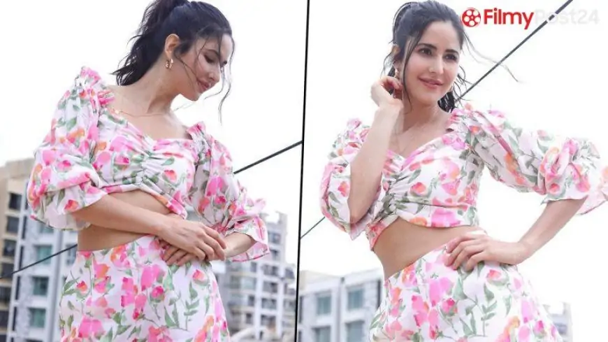 Katrina Kaif Seems to be As Lovely As a Spring Bloom in Her Floral Co-Ord Set (View Pics)