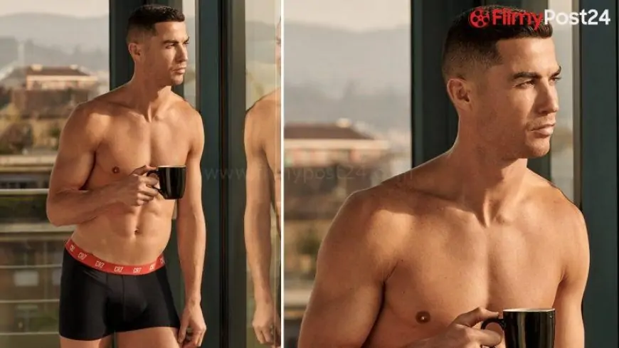 Cristiano Ronaldo Reveals His ‘Morning Essentials’ While Sporting CR7 Underwear (See Picture)