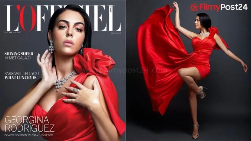 Cristiano Ronaldo’s Girlfriend Georgina Rodriguez Looks Red Hot on Indian Magazine Cover, View Pics