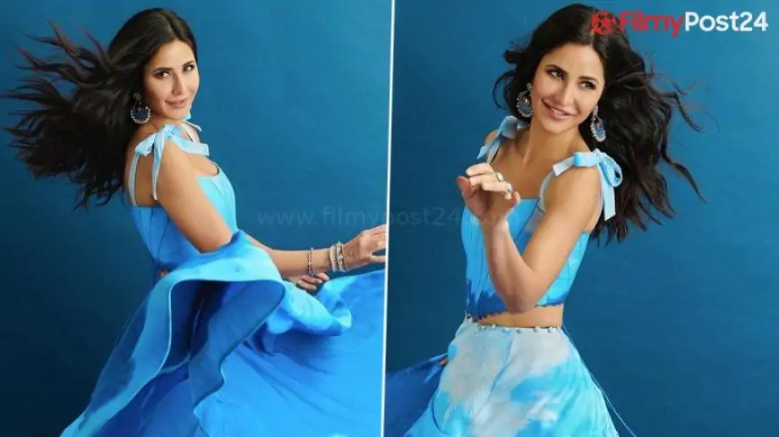 Sooryavanshi: Katrina Kaif Is Serving Some Gorgeous Looks in a Blue Prabal Gurung Outift (View Pics)