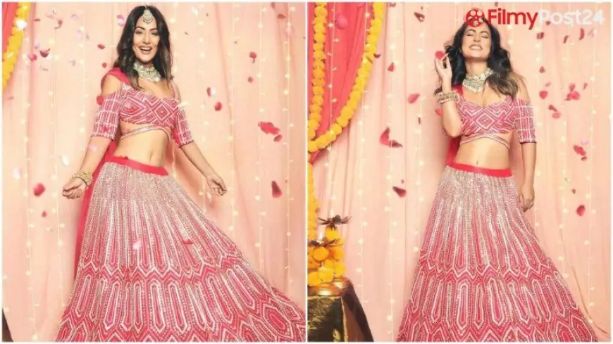 Diwali 2021: Hina Khan Looks Like a 'Patakha' as She Goes all Red and Glam!