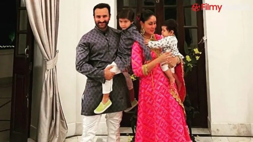 Saif Ali Khan, Kareena Kapoor Celebrate Diwali at Pataudi Palace; Actress Shares Family Photo With Her Two Little Munchkins