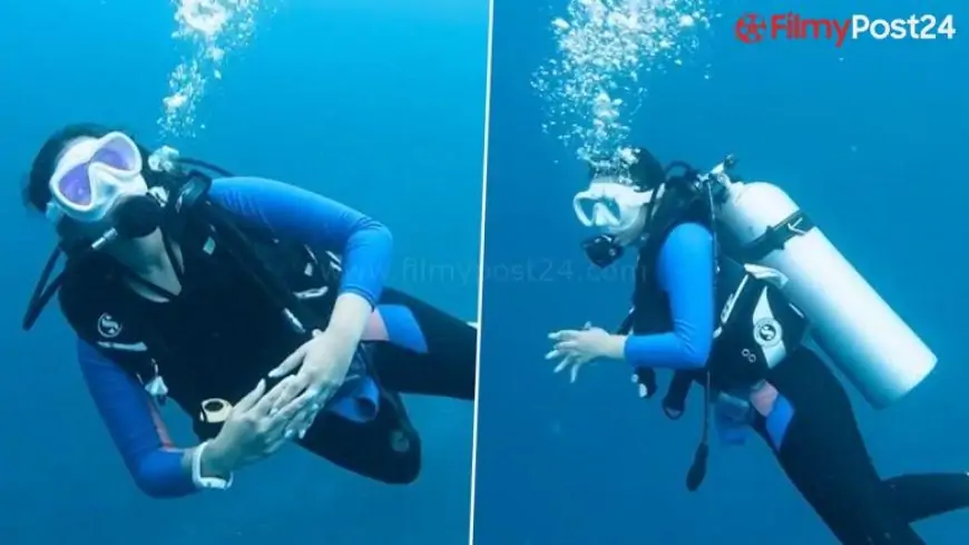 Parineeti Chopra Deep-Dives in the Blue Ocean and It Looks Beautiful (View Pics and Video)