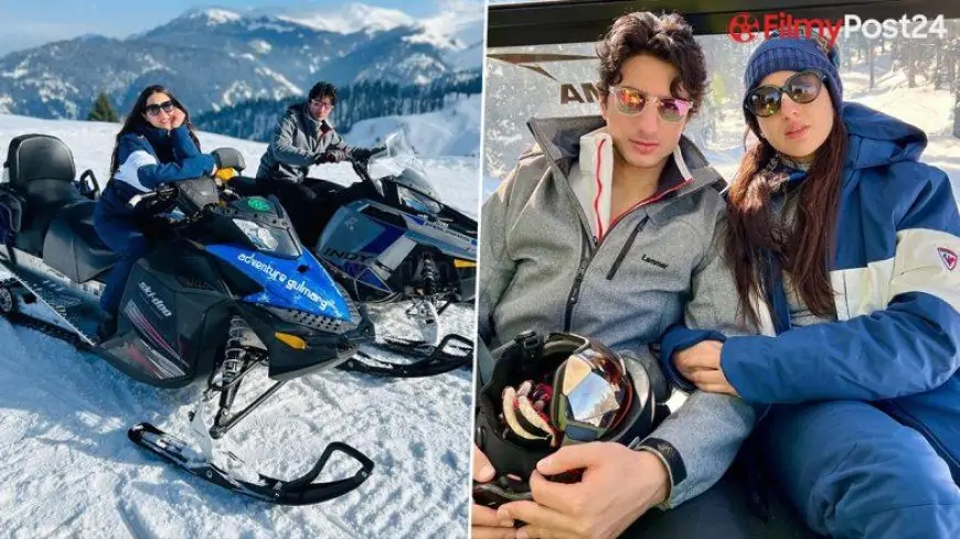 Sara Ali Khan and Ibrahim Ali Khan Flash Sibling Goals in Breathtaking Pics From Their Gulmarg Vacay!