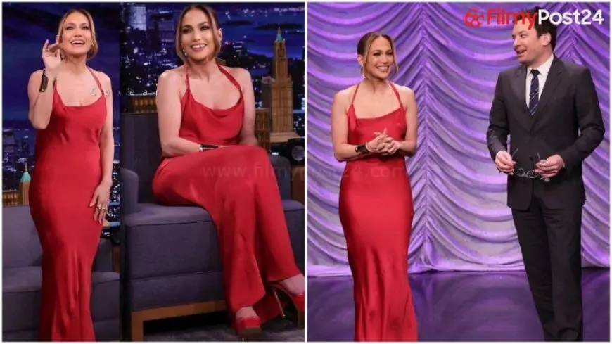 Yo or Hell No? Jennifer Lopez's Red Hot Silk Gown from The House of Norma Kamali