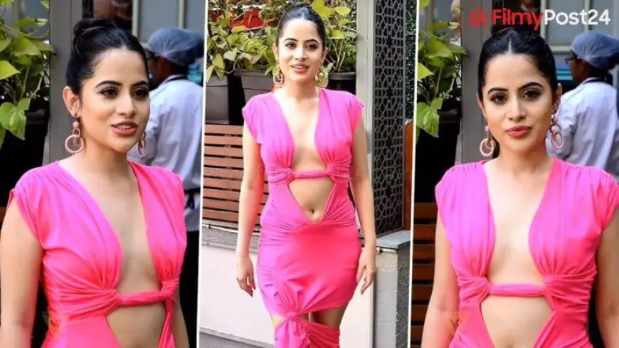 Urfi Javed’s Latest Scale back and Knot Pink Robe Is Hideous Pattern Carried out Correct (Watch Video)