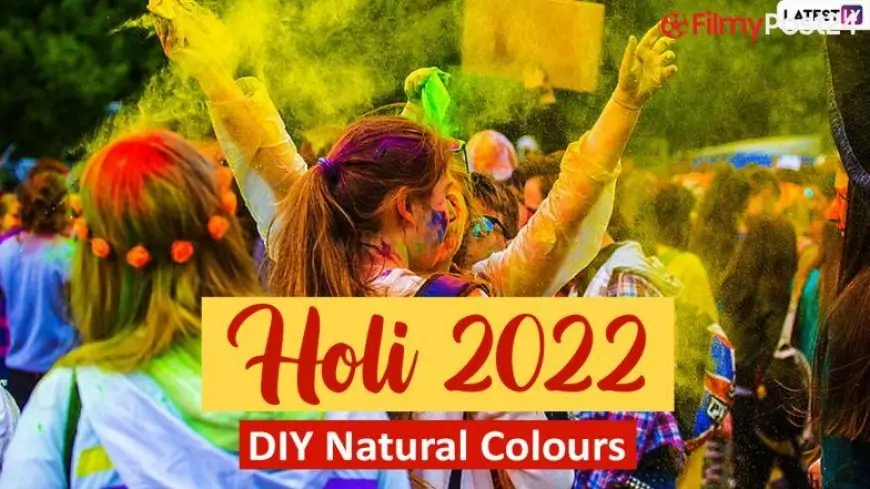 Holi 2022 DIY Natural Colours: Easy Ways to Make Eco-Friendly Rang and Gulal at Home and Keep Toxic Chemicals Far Away From Your Skin and Hair (Watch Videos)