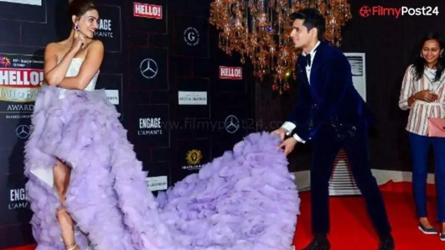 Hello Hall of Fame Awards 2022: Sidharth Malhotra Wins the Internet After He Holds Train of Kriti Sanon’s Dress (Watch Video)