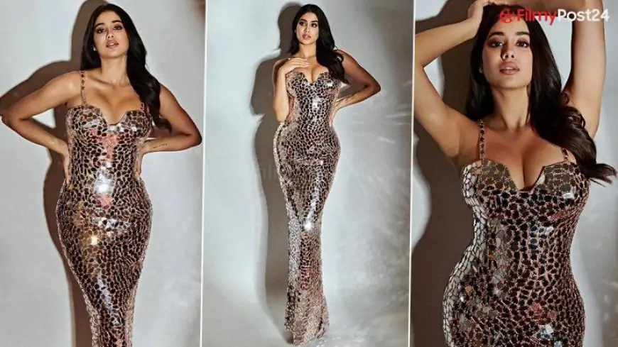 Janhvi Kapoor Is Bold and Hot as She Poses in a Full Mirror Sequenced Dress, Says ‘They Said I Needed To Reflect’ (View Pics)