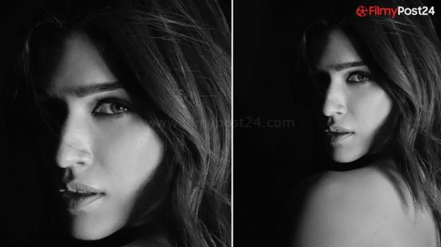 Kriti Sanon Hypnotises You With Her Stare in Newest Monochrome Image!