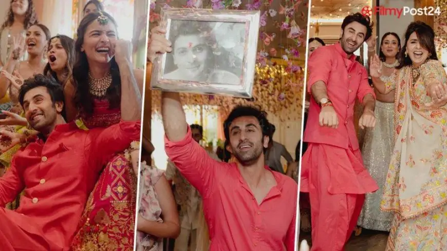 Alia Bhatt and Ranbir Kapoor’s Mehendi Pics Look Magical; RK Holds Dad Rishi Kapoor’s Photo!