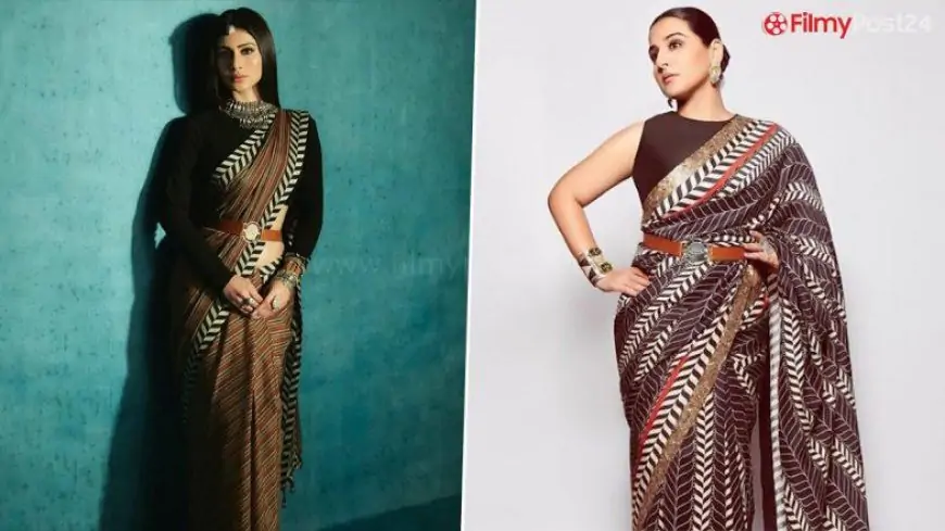 Fashion Faceoff: Mouni Roy or Vidya Balan, Who Nailed this JJ Valaya Saree Better?