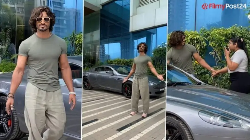 Khuda Hafiz 2 Star Vidyut Jammwal Surprises Feminine Fan by Providing Her a Luxurious Automobile Trip on His Aston Martin DB9 (Watch Video)