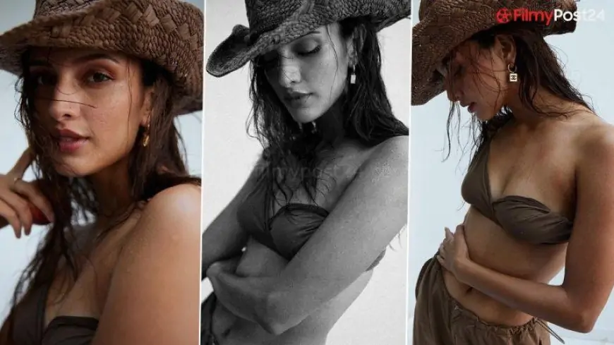 Tripti Dimri Is a Total Hottie As She Poses in a Chocolate Bikini Paired With a Hat! (View Pics)