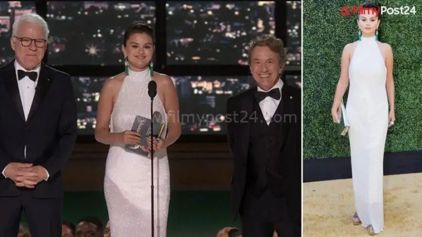 Emmys 2022: Selena Gomez Sizzles in White Halter-Neck Gown As She Makes a Stylish Appearance at 74th Primetime Emmy Awards; Beautiful Pics and Messages Go Viral on the Internet