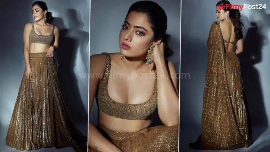Rashmika Mandanna Dazzles in Gold; Says, ‘Today I Am a Golden Girl’ (View Post)