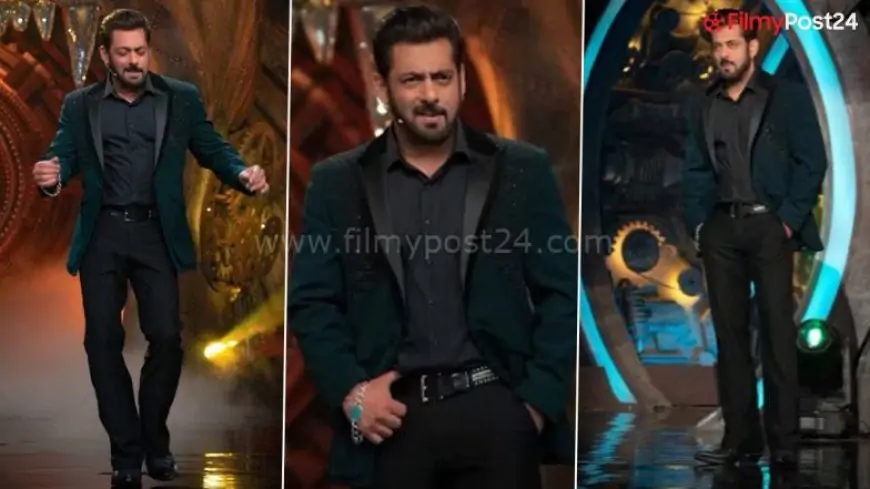 Bigg Boss 16 Premiere: Salman Khan Opts for Teal Green and Black Suit Styled by Ashley Rebello for the Grand Night (Watch Video)