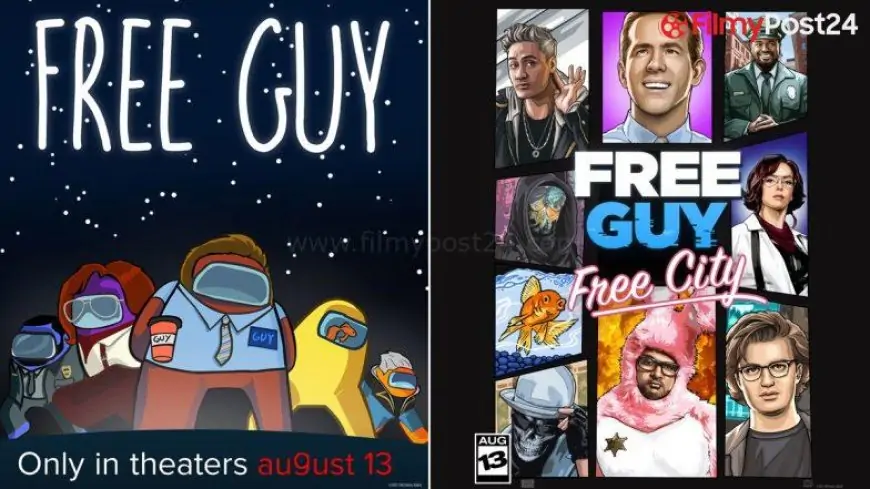 Free Man: From GTA - Vice Metropolis to Tremendous Mario, Ryan Reynolds' New Film Posters Pay Homage to Basic Video Video games