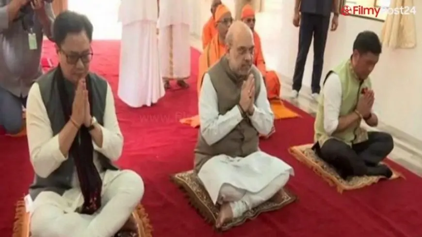 Amit Shah Visits Ramakrishna Mission Ashram in Arunachal Pradesh