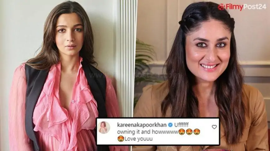 Alia Bhatt Flaunts Her Baby Bump in Sheer-Ruffled Top, Kareena Kapoor Says 'Uffff, Owning It and How'