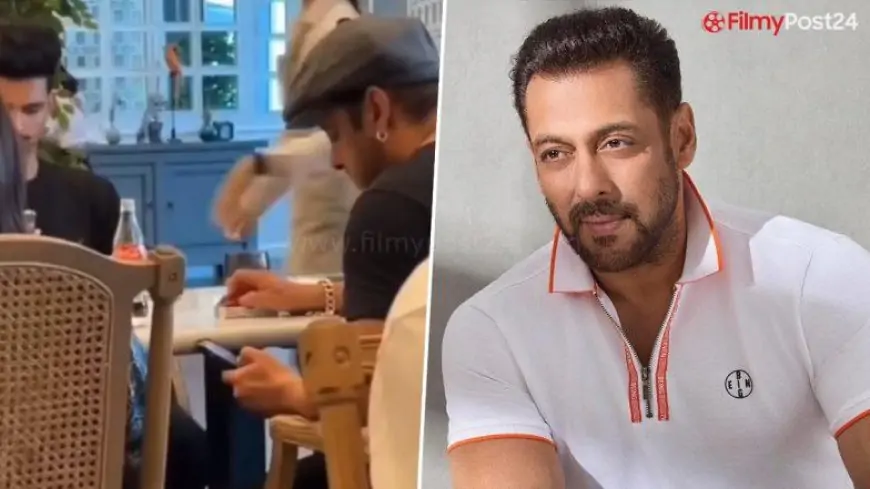 Salman Khan Scrolls Through His Phone in His Unseen Video From His Dubai Trip – WATCH