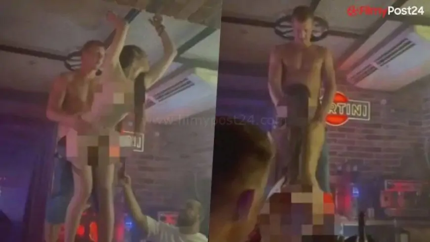 XXX Sex in Nightclub Video Shows Naked Woman Performing Oral Sex on Bouncer Standing Atop a Counter, Shocking X-Rated Footage Goes Viral!