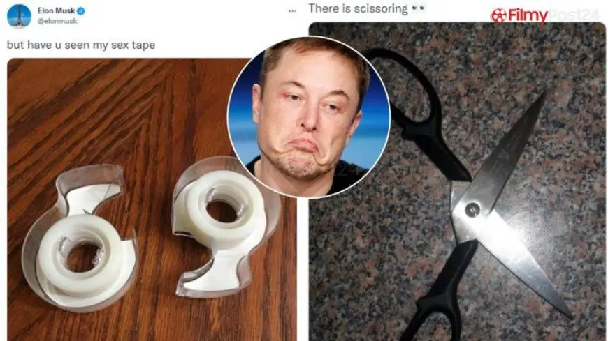 Elon Musk – Sex Tape and 69! Twitterati Is Posting Nudity and Sensitive Content Warning But With a Twist Under Elon's Tweet on ‘His Sex Tape’ With a 69-Shaped Sellotape Photo