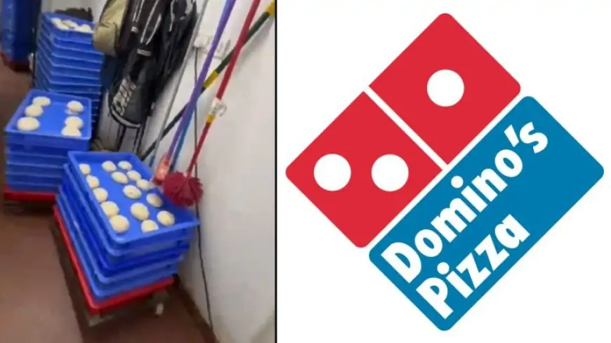 Toilet Brush Over Pizza Dough! Domino’s Pizza Faces Sharp Criticism After Video of Cleaning Mop Hanging Over Dough Goes Viral on Social Media