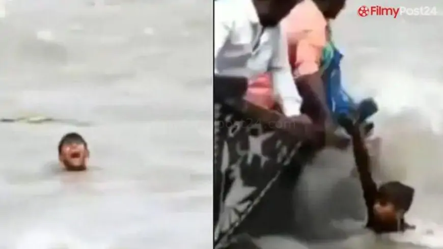 SDRF Team Saves Boy From Drowning in River Filled With Crocodiles (Watch Video)