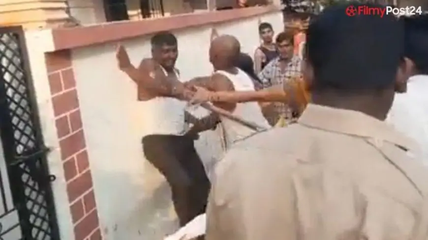 Maharashtra Shocker: Mahavitran Employee Brutally Thrashed by Man With Wooden Stick For Trying to Cut Illegal Power Connection in Jalgaon (Watch Video)