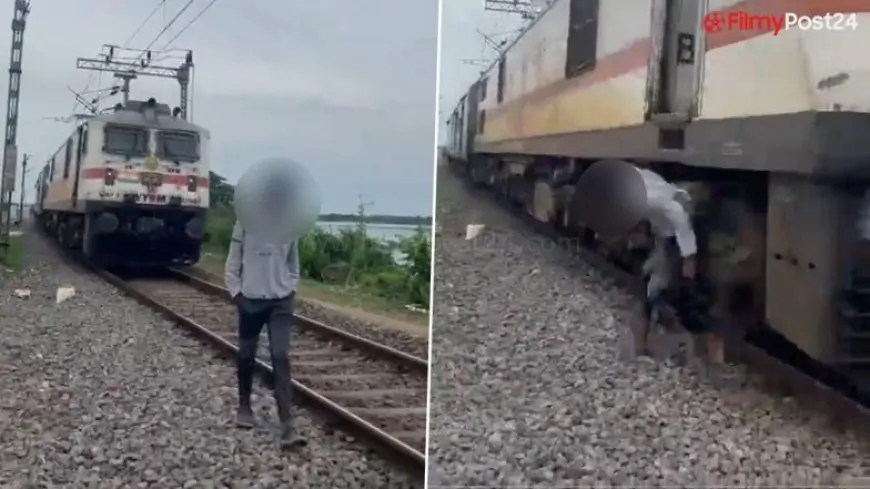 Telangana Youth Hit by Train in Kazipet as Instagram Reel Shoot Near Railway Tracks Goes Wrong (Graphic Video Warning)