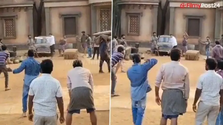 SSMB 28: Director Trivikram Srinivas Seen Playing Cricket on Sets of Mahesh Babu-Starrer, Video Goes Viral