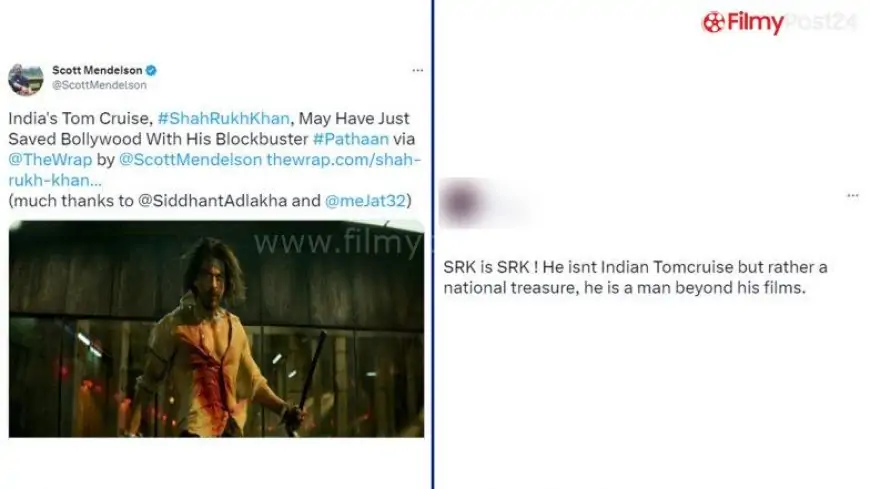 Shah Rukh Khan Is Not India's Tom Cruise! SRK Fans Lambast US Film Reporter For Comparing Pathaan Actor to Hollywood Star