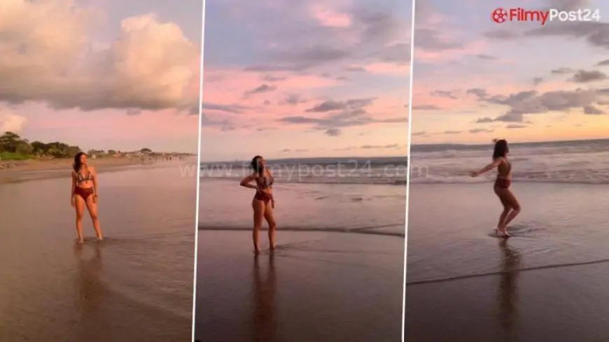 Amala Paul’s Latest Beach Video in Bikini Is Too Hot To Handle- WATCH