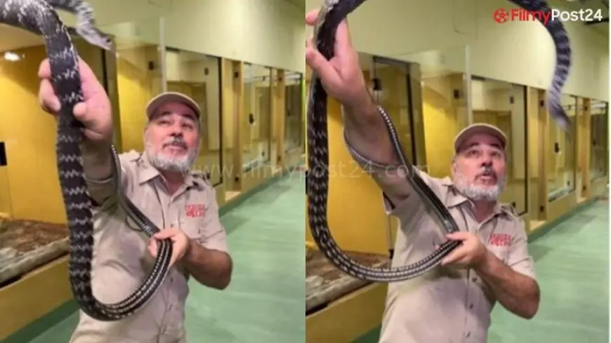 Zookeeper Jay Brewer Narrowly Escapes Getting Bitten by 9-Foot-Long Snake, Watch Terrifying Video Here