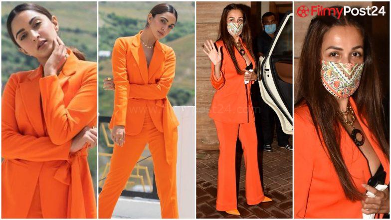 Vogue Faceoff: Kiara Advani or Malaika Arora, Whose Tangerine Pantsuit Will You Choose?