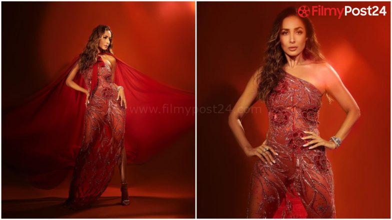 Christmas Arrives Early for Malaika Arora as She Picks a ‘Crimson Sizzling’ Outfit For Her New Outing
