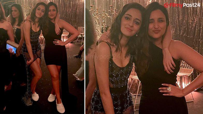 Ananya Panday, Parineeti Chopra Ditch Heels as They Don White Slippers Whereas Posing for Image in Horny Robes!