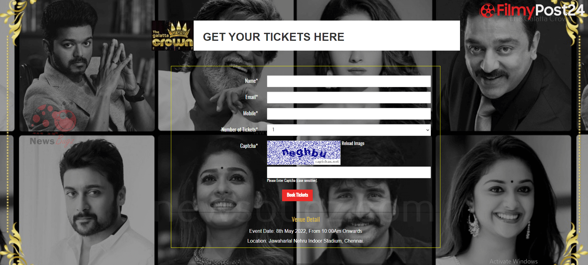 The Galatta Crown 2022: Tickets, Venue, Timing, Winners List 1 the galatta crown