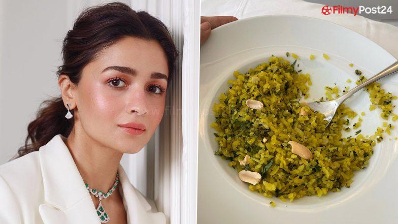 Alia Bhatt Gorges on French Fries and Poha as She Attends an Event in Doha (View Pics)